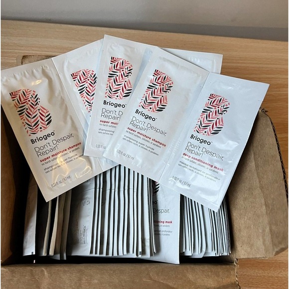 50pcs Briogeo Don't Despair Repair Deep Conditioning Mask & Shampoo 0.33oz Each - Picture 3 of 4